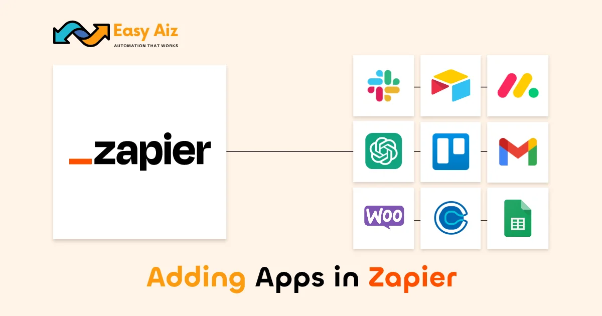 adding apps in zapier