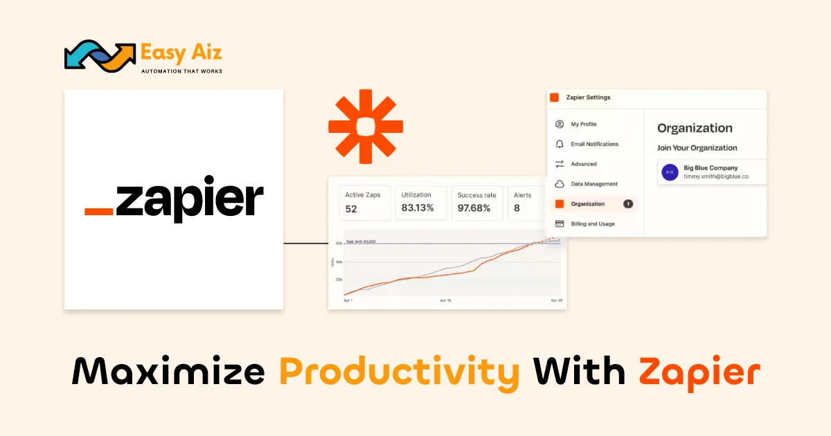 maximize productivity with zapier