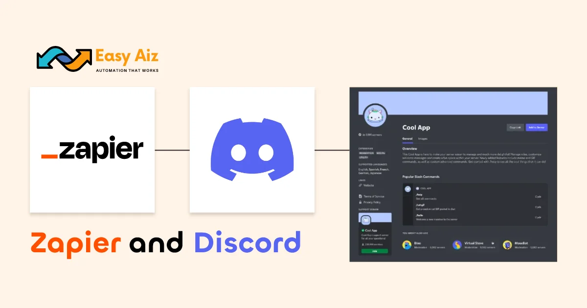 zapier and discord