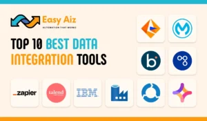 Top 10 Best Data Integration tools with icons of tools