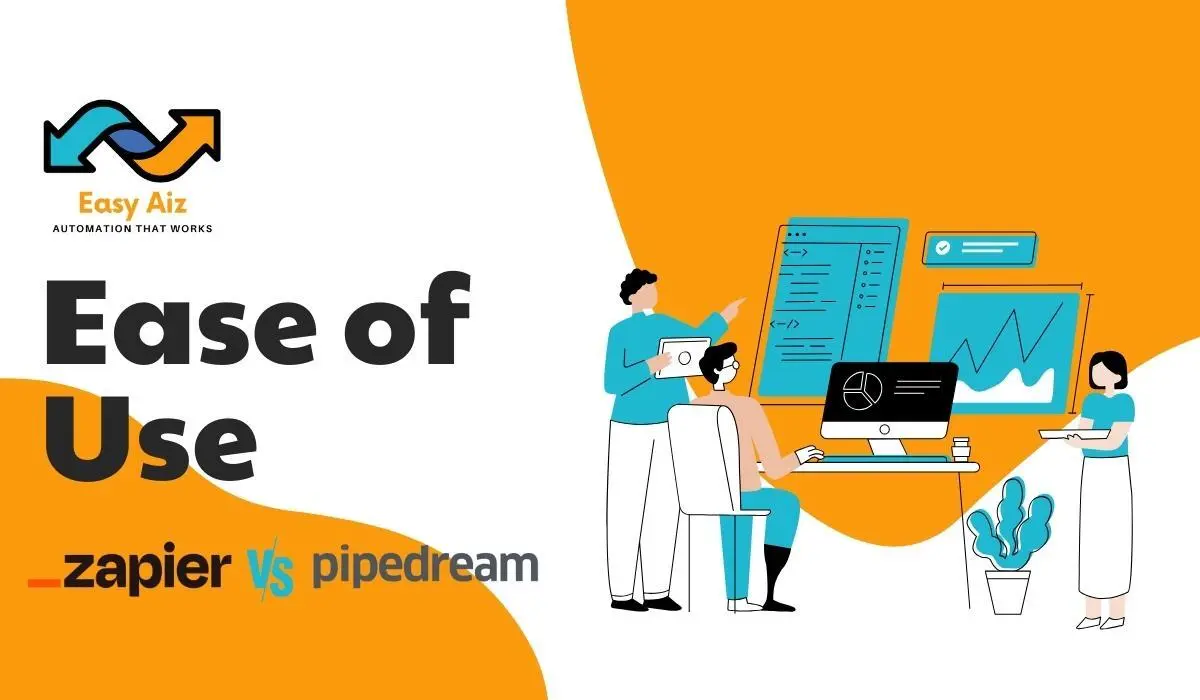 pipedream vs zapier Ease-of-Use