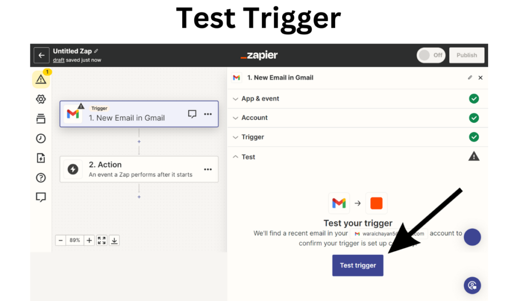 Test trigger Gmail