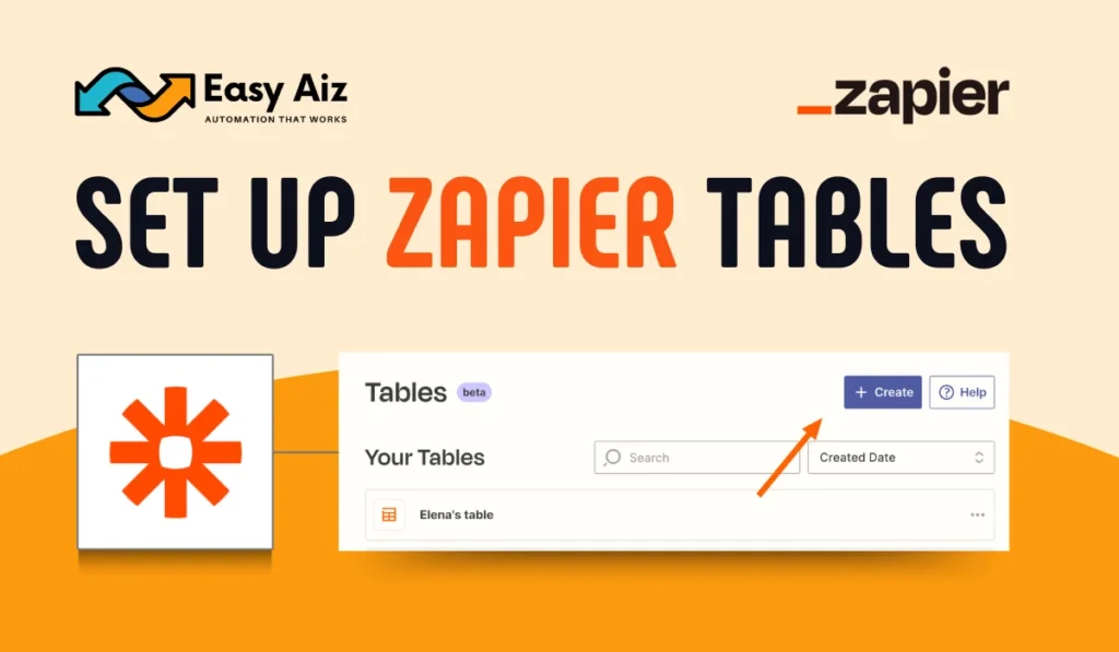 Set Up Zapier Tables