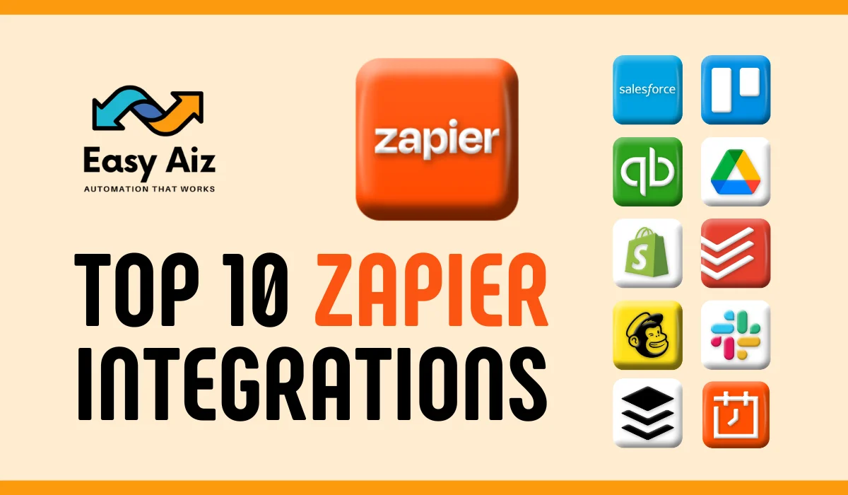 You are currently viewing Top 10 Zapier Integrations In 2024
