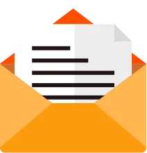 Open Envelope with Letter Icon