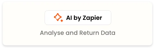 AI By Zapier Step in Zap