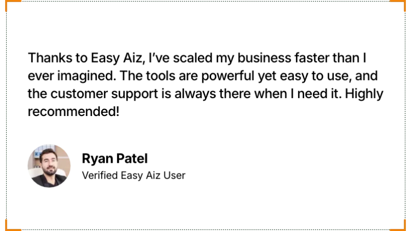 Easy Aiz System Testimonials