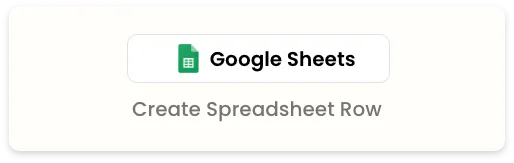 Google Sheets Step in Zap