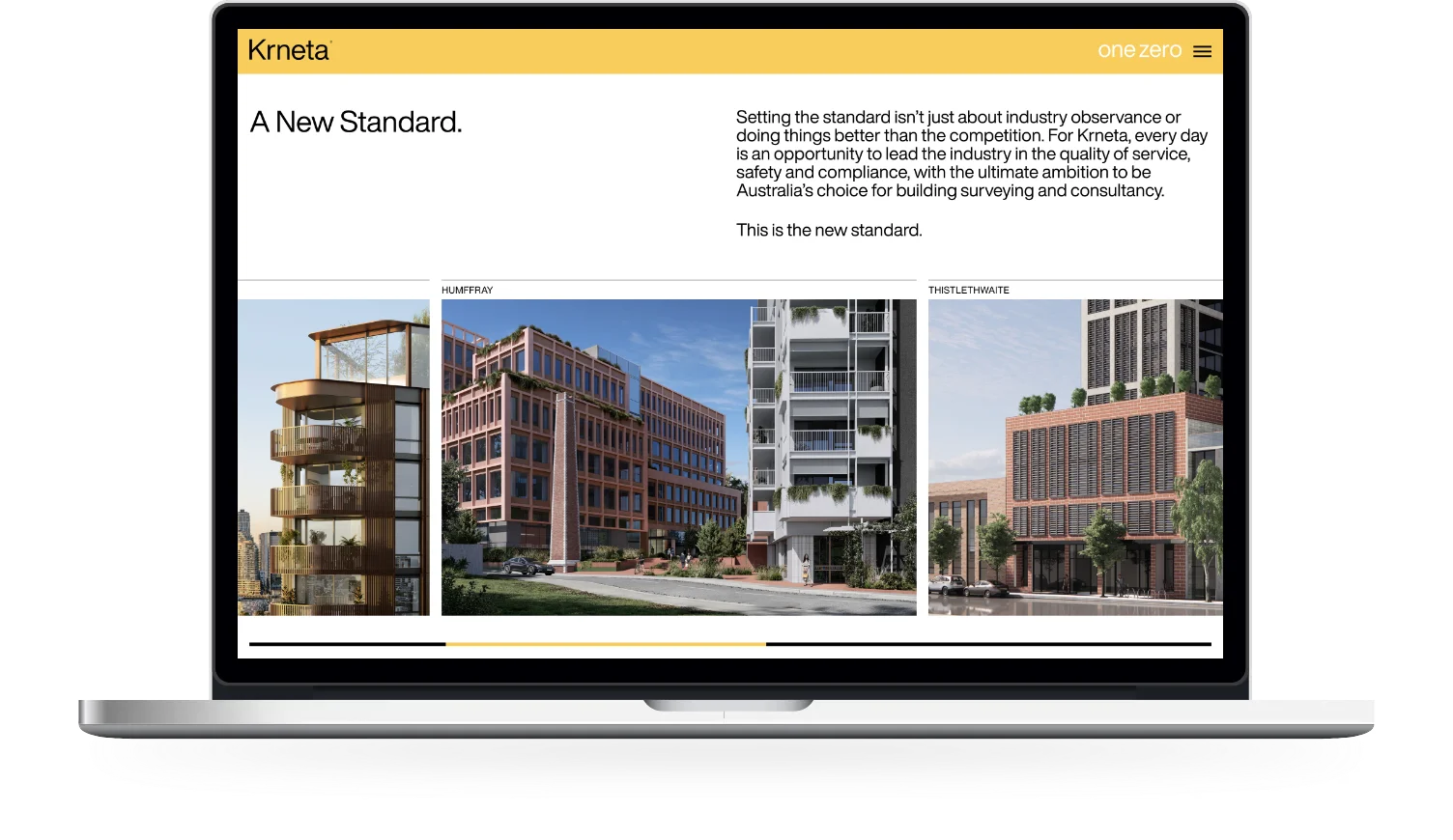 Krneta Website View