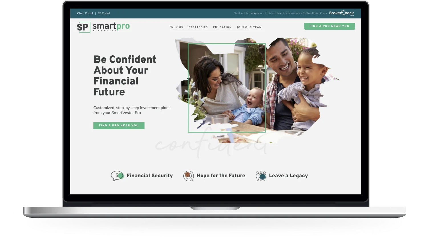 SmartPro Website View