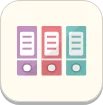 Colorful folder icon representing organized lead management